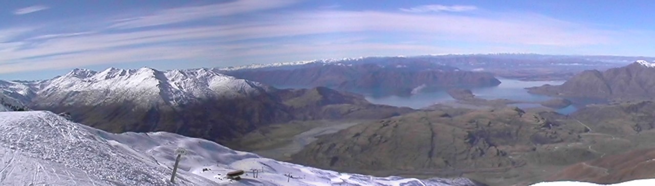 Treble Cone Panorama, next is Rob at Treble Cone