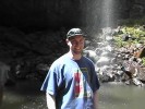 Rob at Protester's Falls (93K)