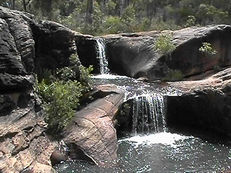 Rainbow Fall Pools, next is Rainbow Falls