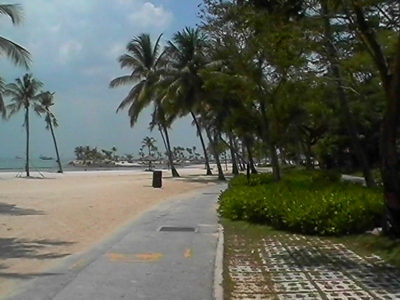 Siloso Beach, next is Mosque Street
