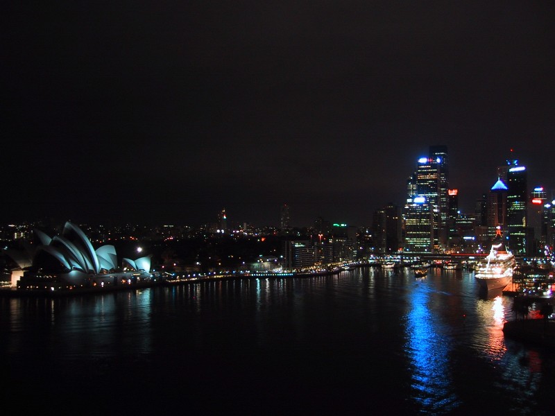 Night Time Circular Quay, next is Triathalon Cyclists