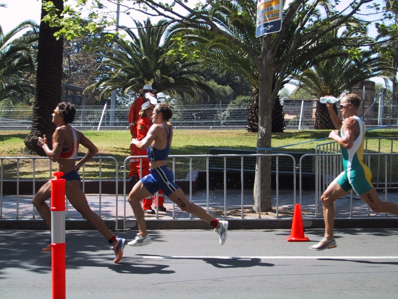 Synchronised Drink Break, next is Aussie Triathlete