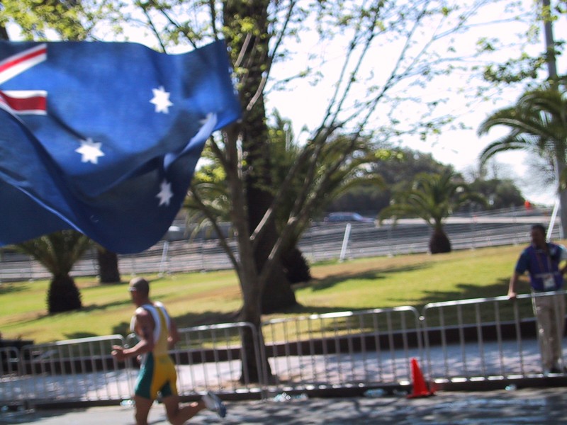 Aussie Triathlete, next is Olympic Circular Quay