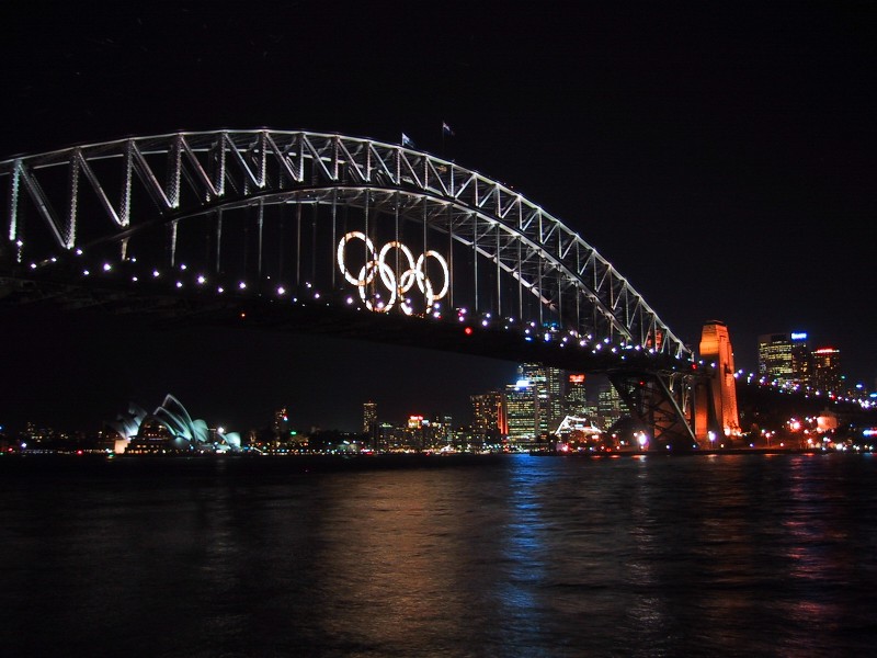 Olympic Harbour Bridge, next is Night Time Sydney City