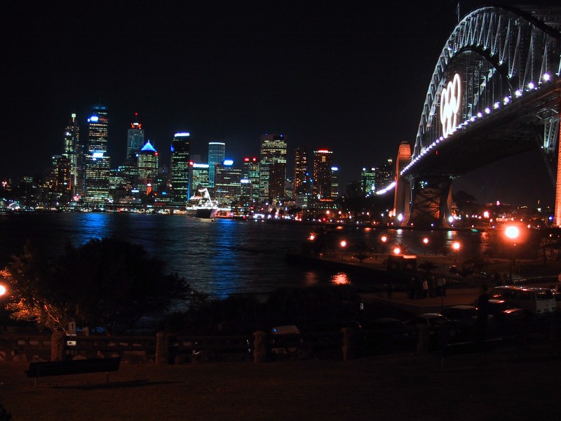Night Time From Kirribilli, next is Olympic Fencing Venue