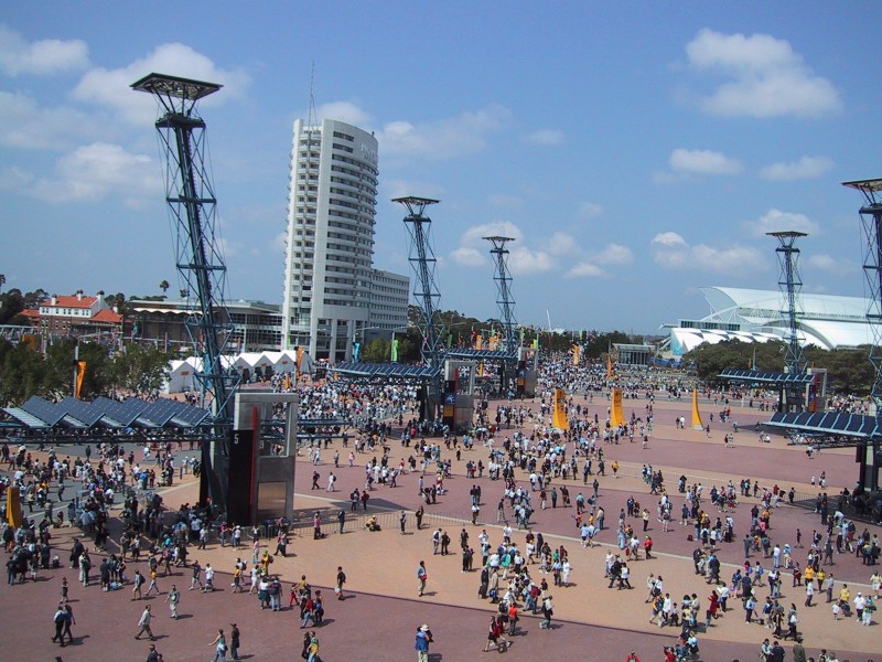 Olympic Park, next is Olympic Park Crowds