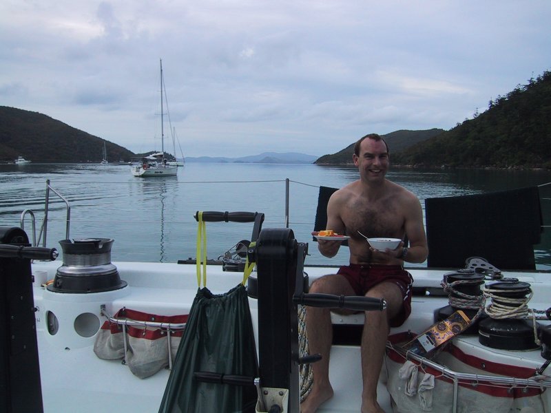 Boat Breakfast Rob, next is Boat Snoozing