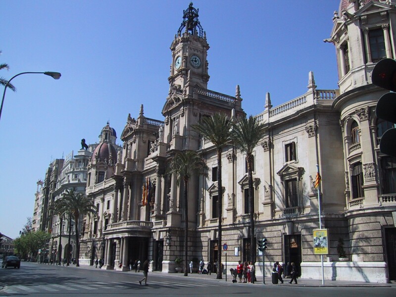 Valencia Post Office, next is Valencia Market