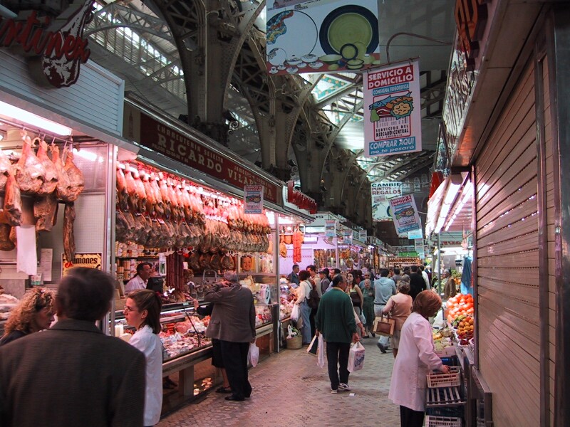 Valencia Market, next is Valencia Square