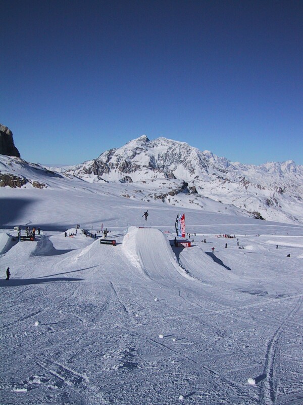 Tignes Terrain Park, next is Lake Geneve Swans