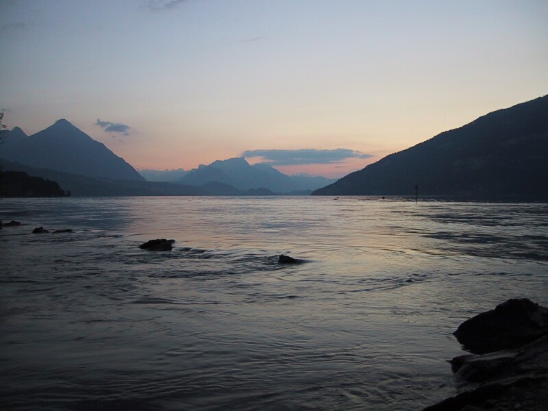 Intelaken Sunset, next is Thun Fountain