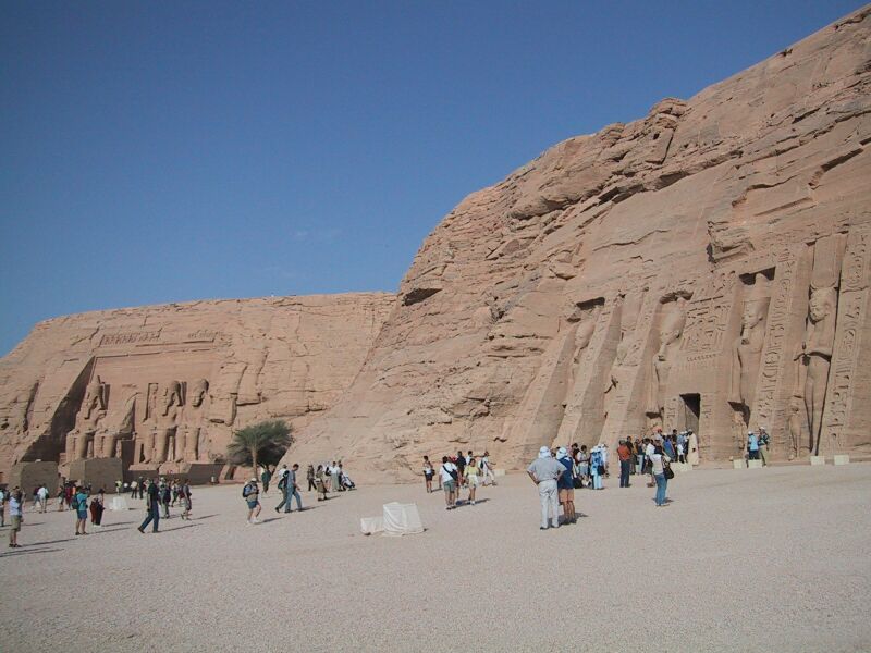Abu Simbel Temples, next is Great Temple of Ramses II