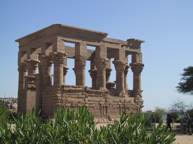 Kiosk of Trajan, next is Philae Boats