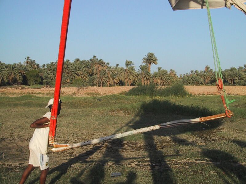 Felucca Mast, next is Morning on the Nile