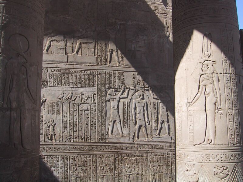 Kom Ombo Carvings, next is Nile Fisherman