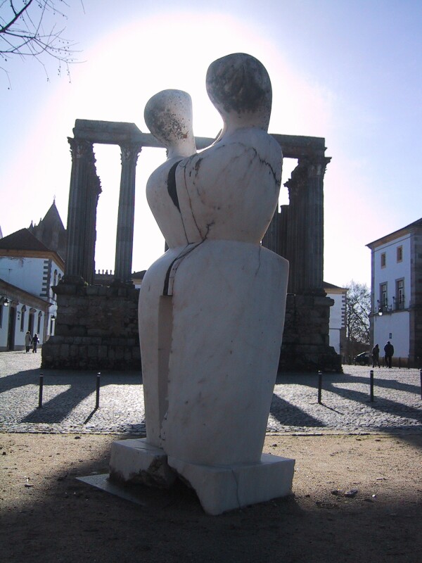 Evora Sculptures, next is Evora Fountain