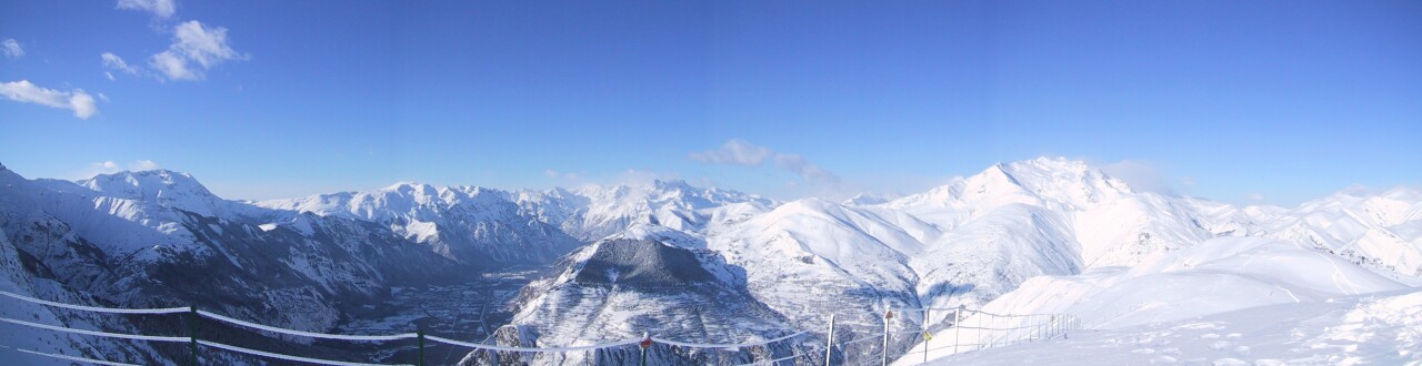 Les Deux Alpes Panorama, next is Chamonix Dusk