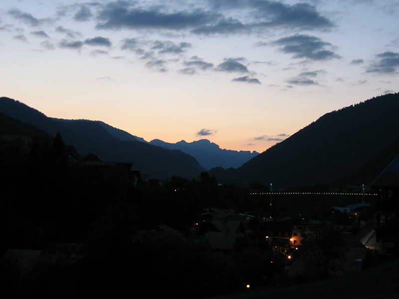 Morzine Dusk, next is Mountain Bike Rob