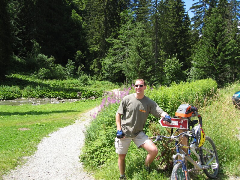 Mountain Bike Rob, next is Morzine Flags