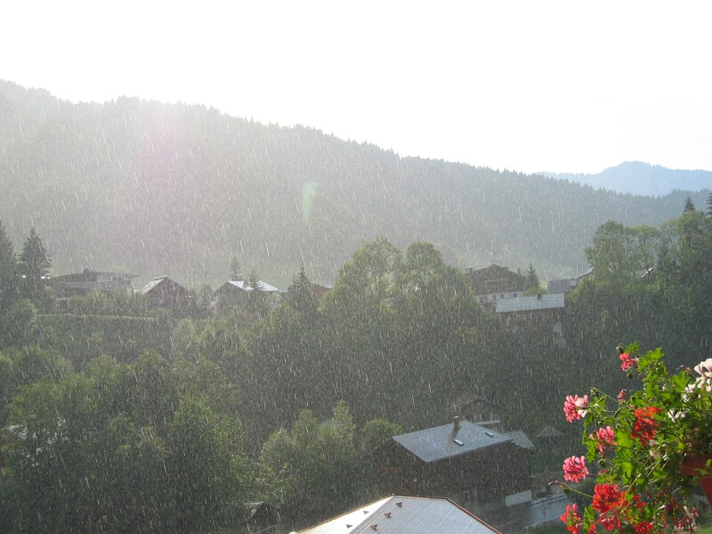 Morzine Shower, next is Book Fountain