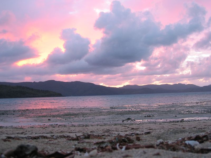 Curlew Beach Sunrise, next is Nara Inlet Fish