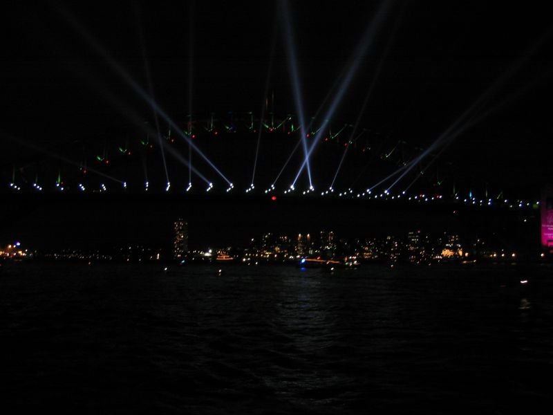 Sydney Harbour Bridge Search Lights, next is Byron Bay Lighthouse