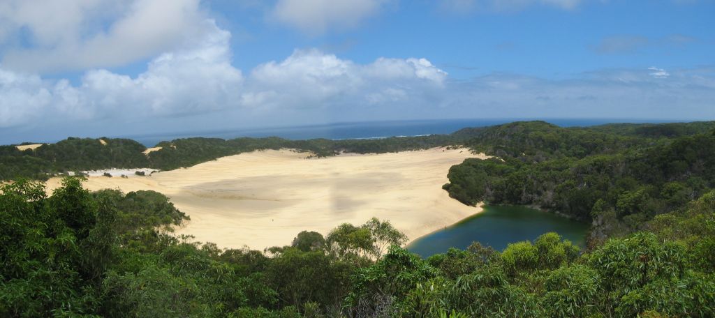 Wabby Lookout Panorama, next is Fraser Beach Bonnet