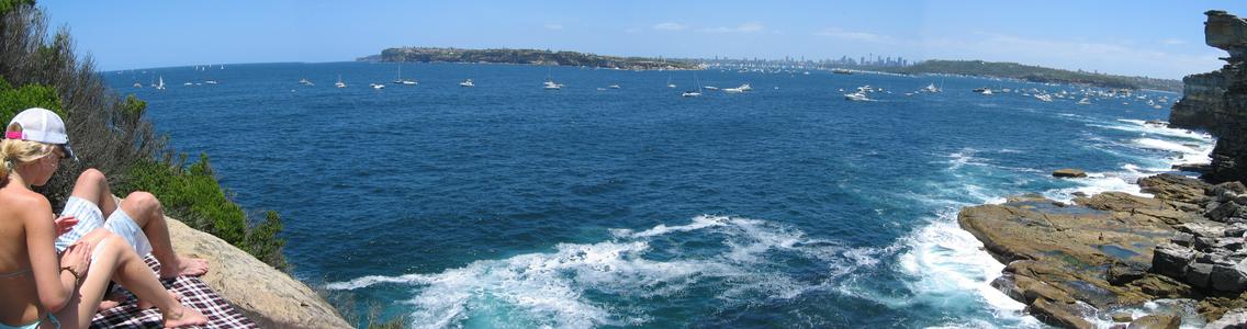 North Head Panorama, next is Busy Harbour