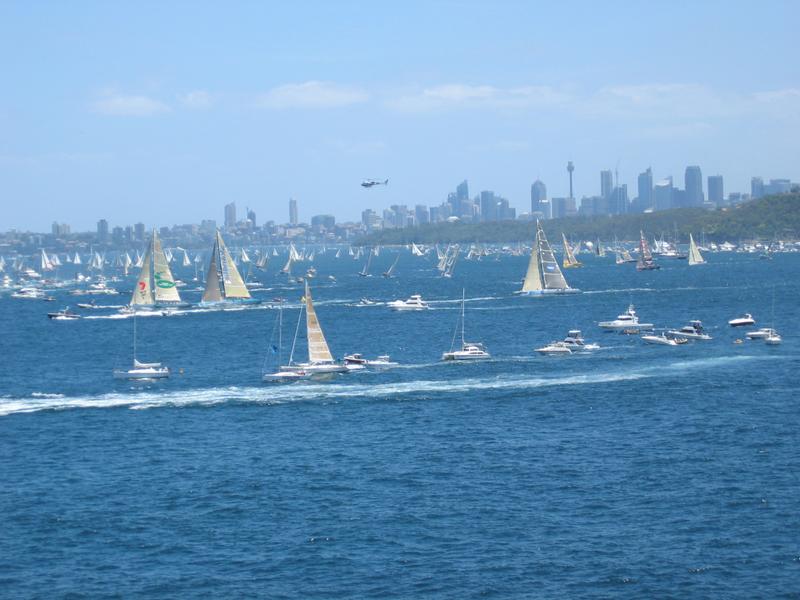 Busy Harbour, next is Sydney Hobart Fleet