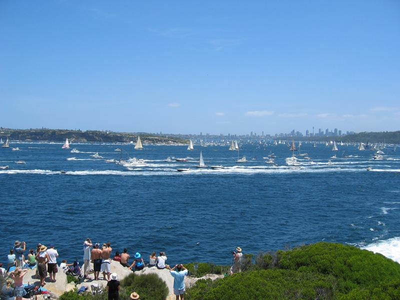 Sydney Hobart Fleet, next is Cloudy Terrigal Panorama