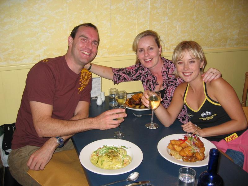 Nelson Bay Dinner, next is Myall Camp Ground