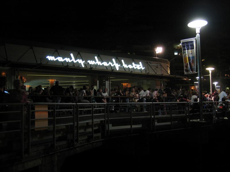 Manly Wharf Hotel, next is Happy New Year