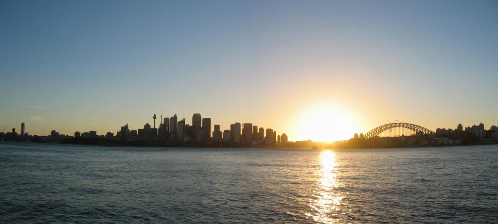 Cremorne Point Panorama, next is Rusty Railing