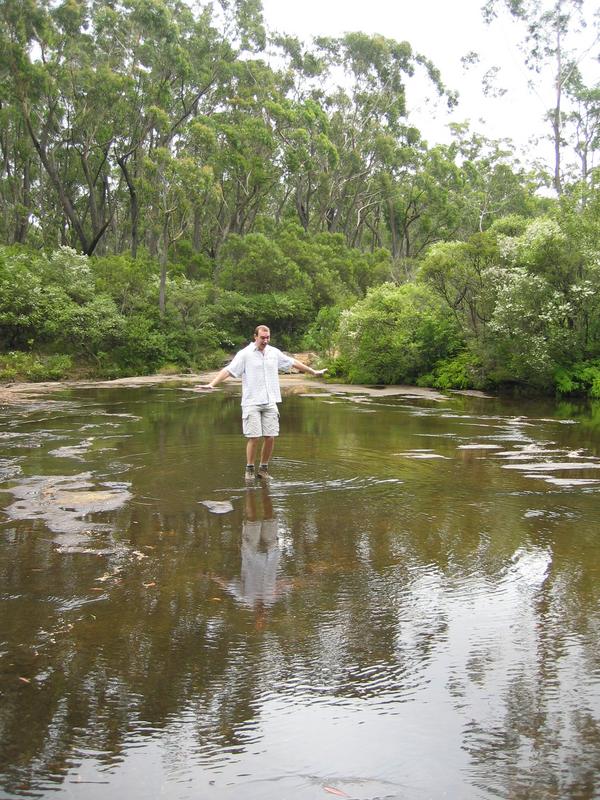 Rob on Water, next is Minnamurra Bridge