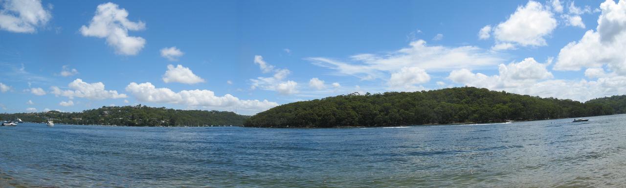 Middle Harhour Panorama, next is Middle Harbour Beach