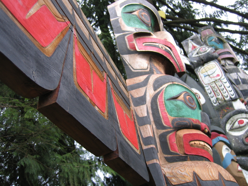 Capilano Poles, next is Downtown Vancouver