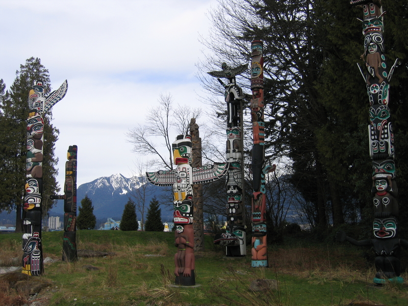 Stanley Park Poles, next is Gastown Clock