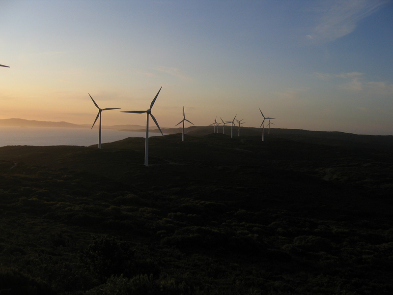 Albany Wind Farm, next is Albany Sunset