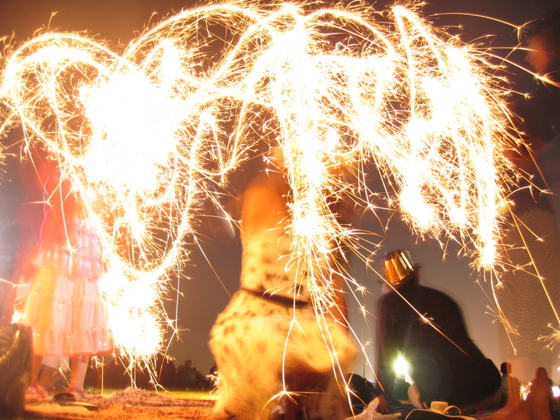 Sparklers, next is Perth Fireworks