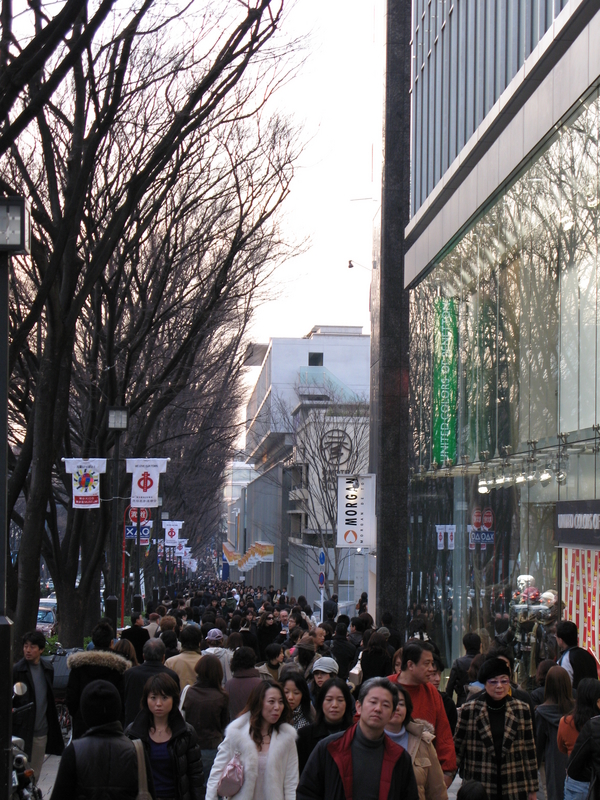 Harajuku Crowds, next is Shibuya Crowds