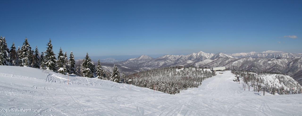 Empty Okushigakogen, next is Yakebitaiyama Hills