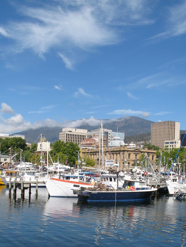 Hobart Docks, next is Hobart Tall Ships