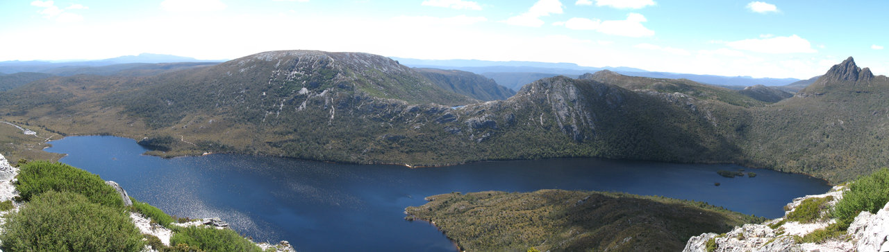 Lake Dove, next is Cradle Mountain