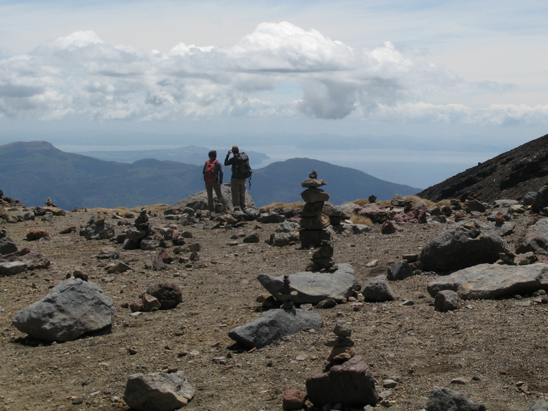Tongariro Cairns, next is Tongariro Stream
