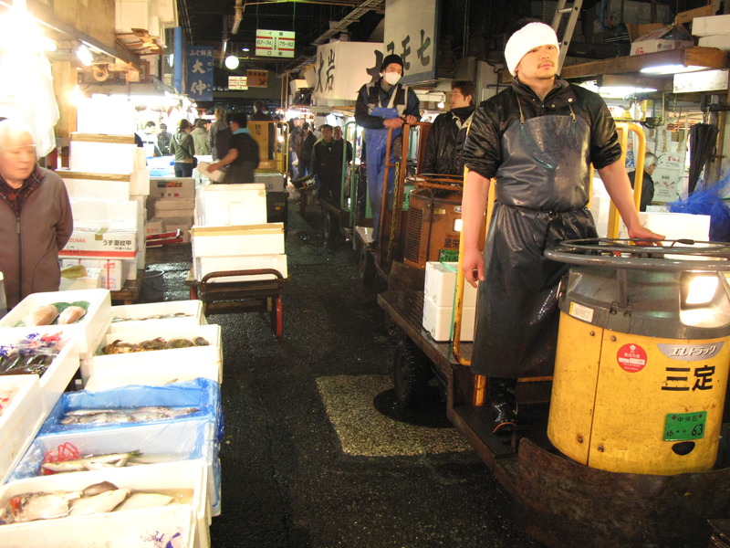 Traffic Jam, next is Tsukiji Trollys
