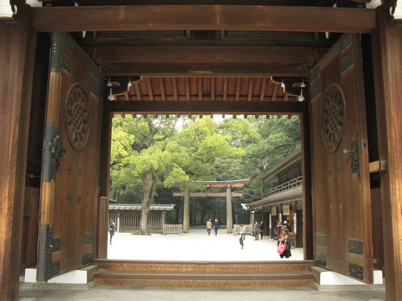 Meiji Jingu Doorway, next is Meiji Jingu Roof