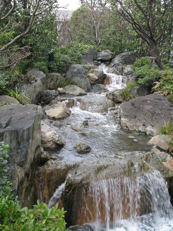 Asakasa Waterfall, next is Asakasa Pond Pratiwi