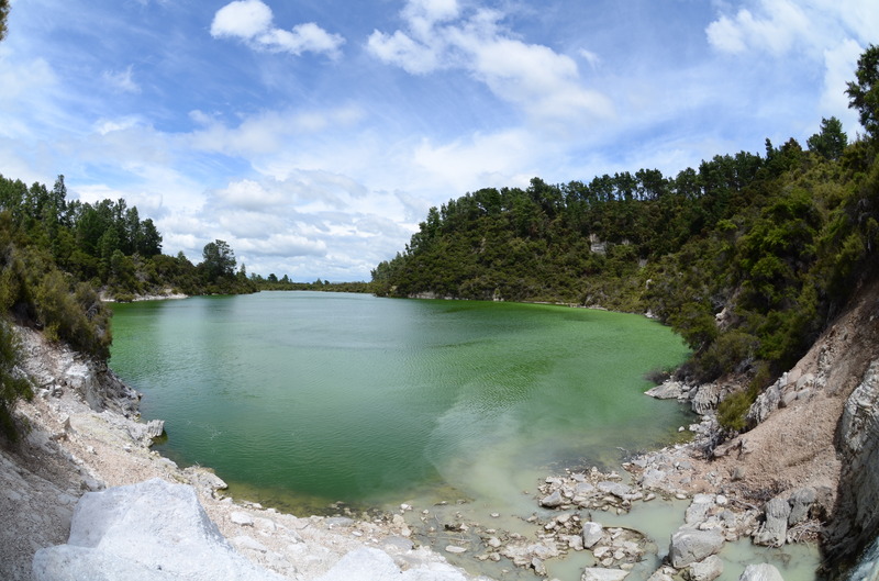 Lake Ngakoro, next is Wai-O-Tapu Flat